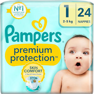 Pampers Premium Protection S1 2-5kg 24kpl teippivaippa