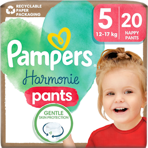 Pampers Harmonie nappy pants S5 12-17 kg 20 kpl vaippa