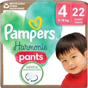 Pampers Harmonie nappy pants S4 9-15 kg 22 kpl vaippa