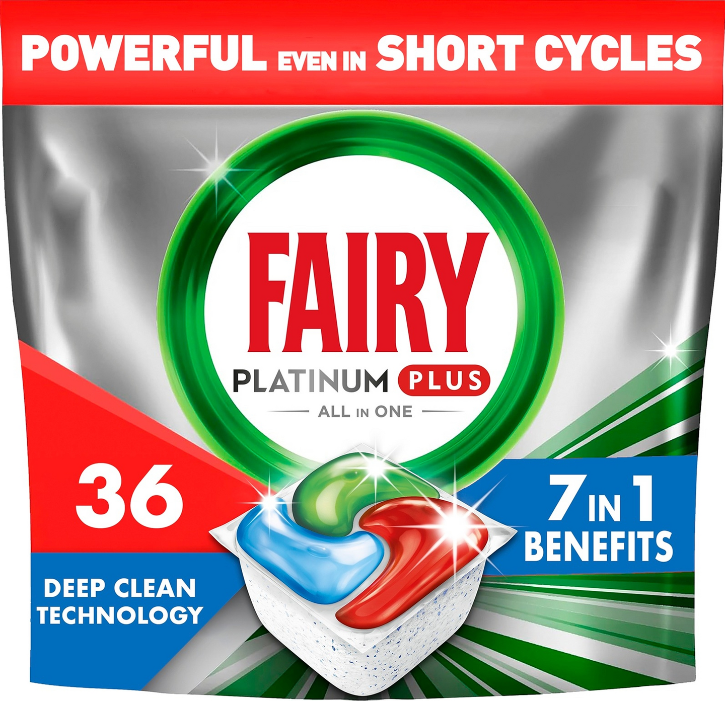 Fairy Platinum Plus All in One Deep Clean 36kpl konetiskitabletti