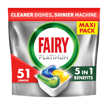 Fairy Platinum All in One Lemon 51kpl konetiskitabletti