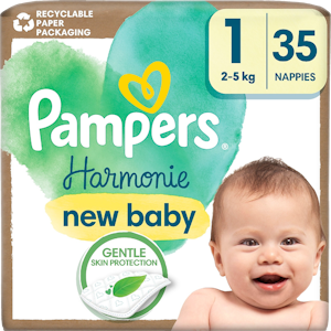 Pampers Harmonie new baby S1 2-5 kg 35 kpl vaippa