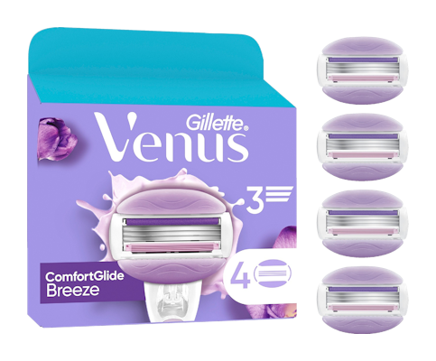 Gillette Venus Comfortglide Breeze 4kpl teräpakkaus