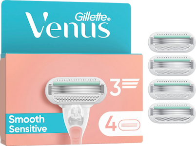 Gillette Venus Smooth Sensitive 4kpl terä