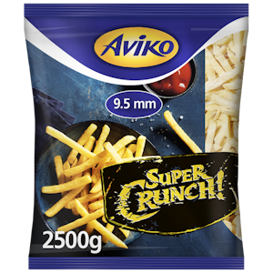 Aviko supercrunch 9,5mm ranskanperuna 2,5kg pakaste