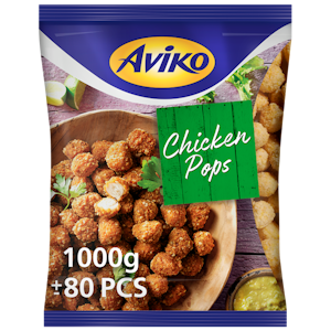 Aviko plant based chicken pops 1kg pakaste