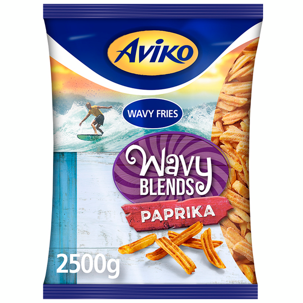 Aviko Wavy Blends Paprika 2,5kg pakaste