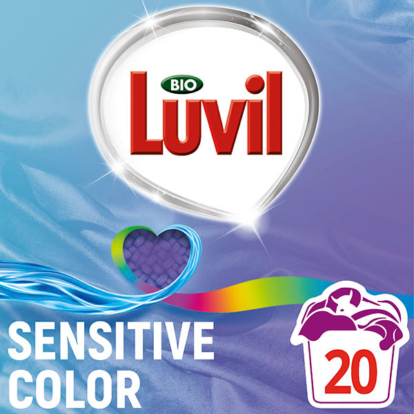 Bio Luvil pyykinpesujauhe 750g Sensitive Color