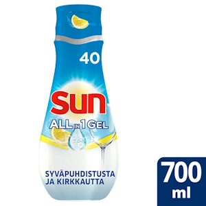 Sun konetiskigeeli All-in-1 700ml Lemon