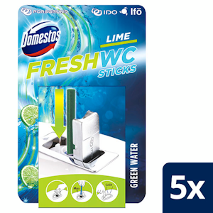 Domestos wc-raikastintikut 5x9,5g Lime