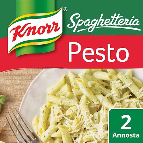 Knorr Spaghetteria Pesto pasta ateria-ainekset 155 g