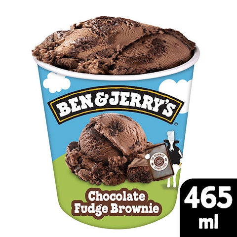 Ben&Jerry's jäätelö 465ml/408g chocolate fudge Brownie