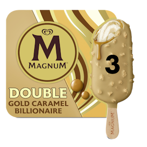 Magnum Double Gold Caram mpk 3 kpl 213g