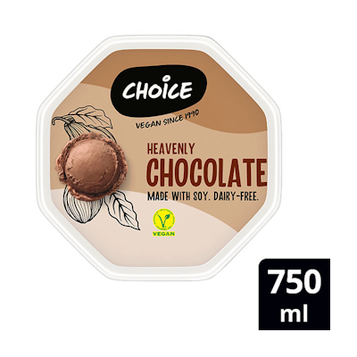 Choice 750ml Heavenly Chocolate with chocolate sauce