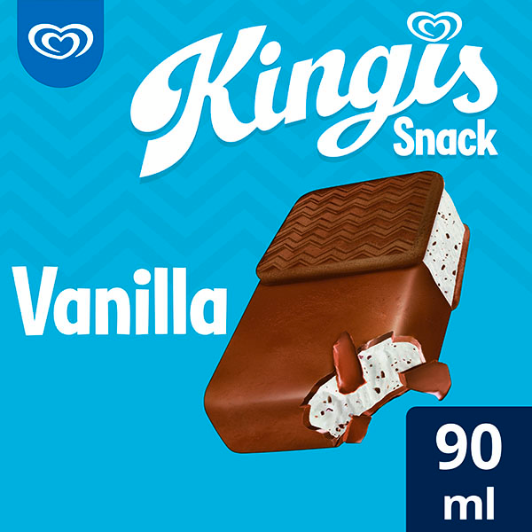Kingis keksijäätelö 90ml/59g vanilja
