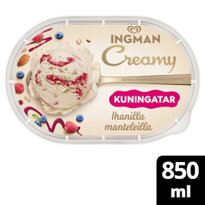 Ingman Creamy 850ml Kuningatar laktoositon