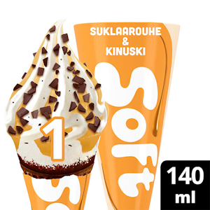 Ingman Soft Suklaarouhe & Kinuski Jäätelö 140ml/81 g