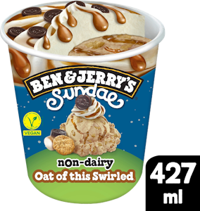 Ben & Jerry's Sundae Non-Dairy Oat of this Swirled Jäätelö 427ml/ 342g