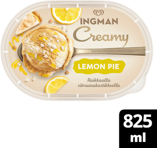 Ingman Creamy Lemon Pie Jäätelö 825ml/455g