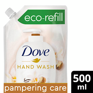 Dove saippuatäyttöpussi 500ml Pampering Care