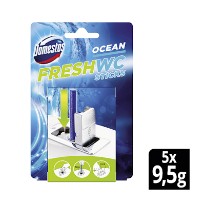Domestos WC-raikastintikut 5x9,5g Ocean