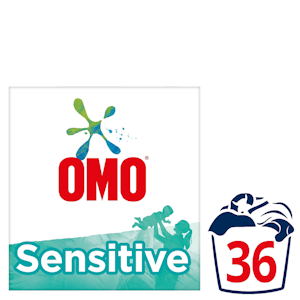 Omo pyykinpesujauhe 1,26kg Sensitive