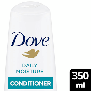 Dove Daily Moisture Hoitoaine Vahvistaa ja kosteuttaa hiuksia joustavammaksi 350 ml