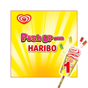 Haribo Push up puikko 54 g