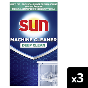 Sun astianpesukoneen puhdistusaine 3x40g