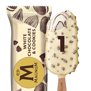 Magnum White Chocolate & Cookies 78g