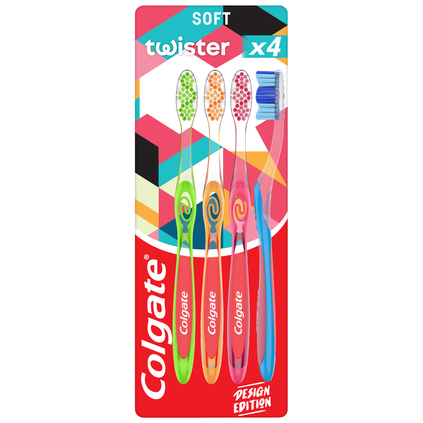 Colgate Twister Soft 4-pack hammasharja