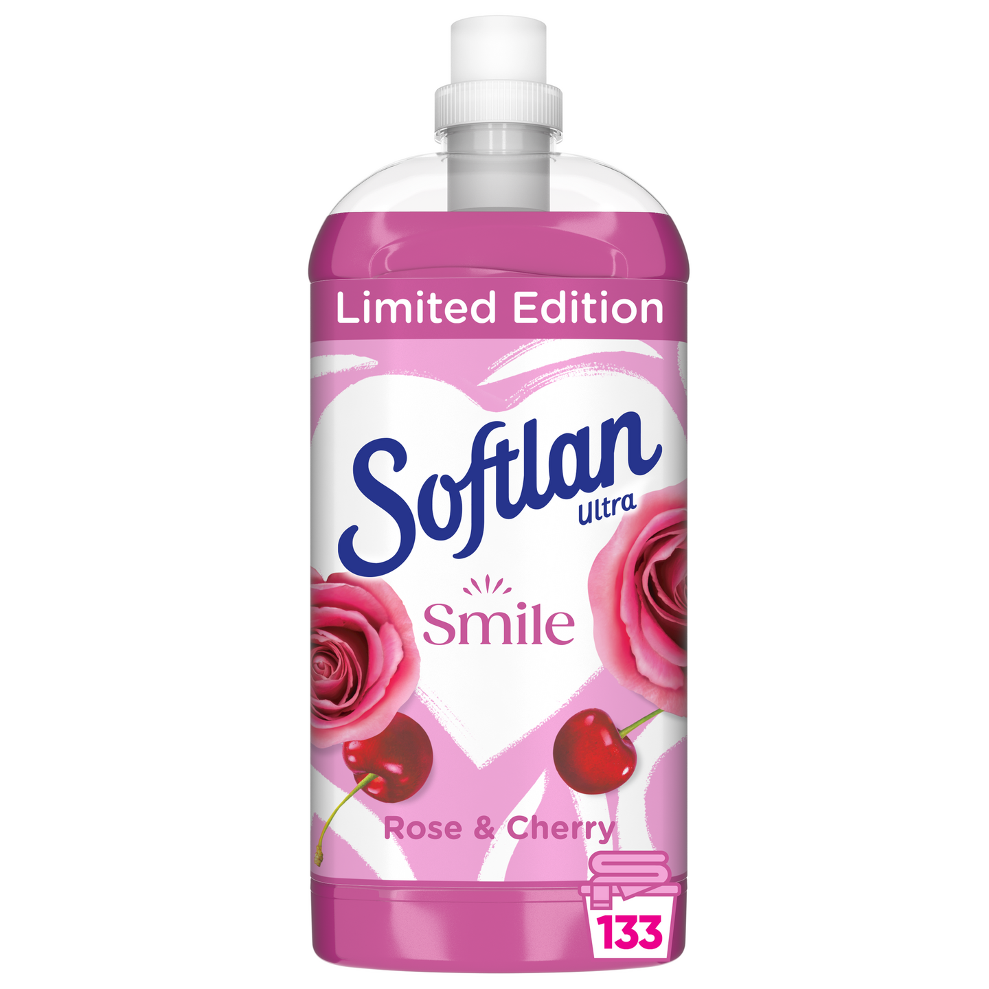 Softlan Smile huuhteluaine 2L Rose and Cherry limited edition