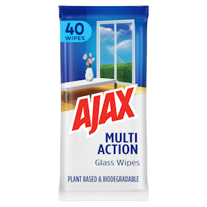 Ajax Multi Action lasinpuhdistusliina 40kpl