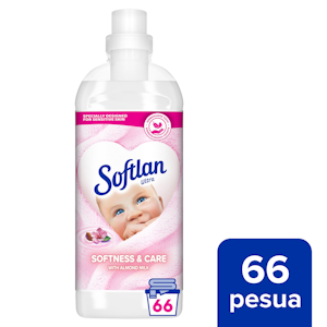 Softlan huuhteluaine 1L Softness & Care