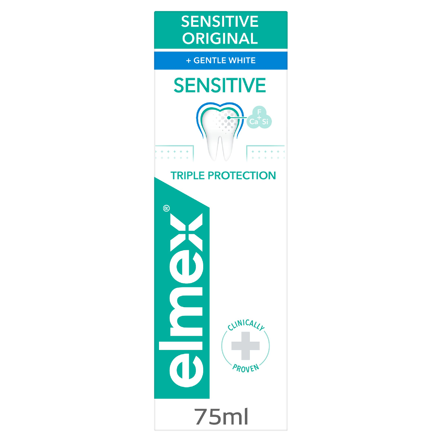 elmex Sensitive Original + Gentle Whitening hammastahna 75ml