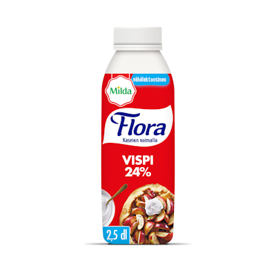 Flora Vispi 24% 2,5dl vähälaktoosinen