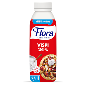 Flora Vispi 24% 2,5dl vähälaktoosinen