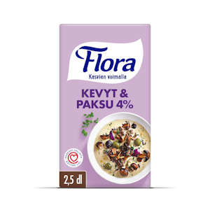 Flora Ruoka kevyt & paksu 4% 2,5dl