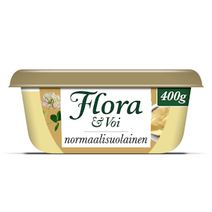 Flora & Voi 400g normaalisuolainen