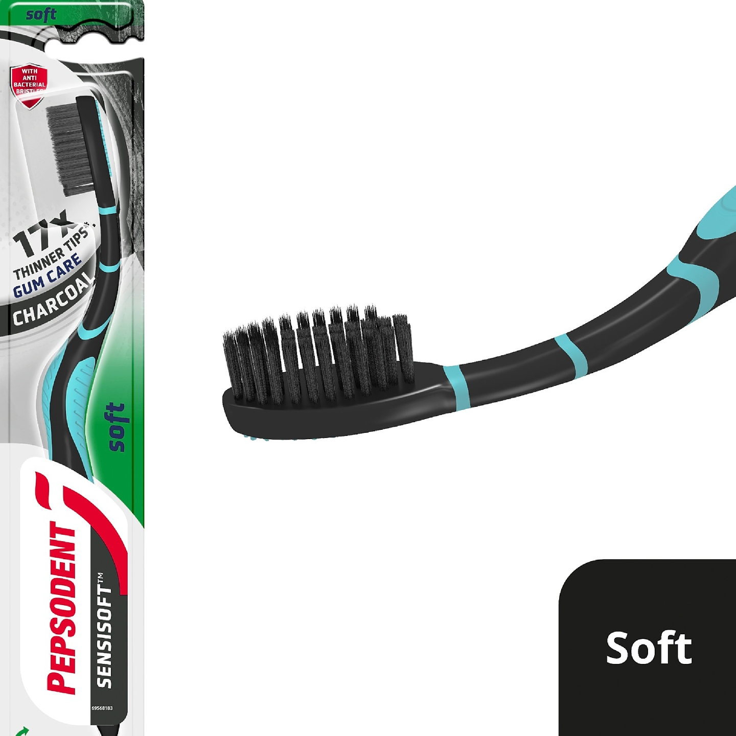 Pepsodent hammasharja Charcoal soft