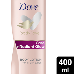 Dove Care + Radiant Glow body lotion 400ml