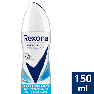 Rexona Advanced Protection antiperspirantti Deo Spray 150 ml Cotton Dry