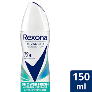 Rexona Advanced Protection antiperspirantti Deo Spray 150 ml Shower Fresh