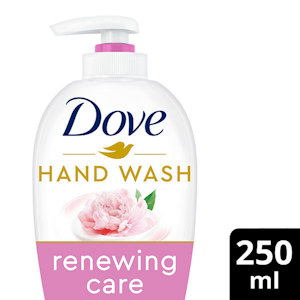 Dove nestesaippua 250ml Renewing Care peony & rose oil