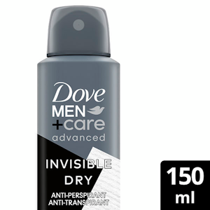 Dove Men+Care 72h Advanced Invisible Dry Antiperspirantti Deo Spray 150ml