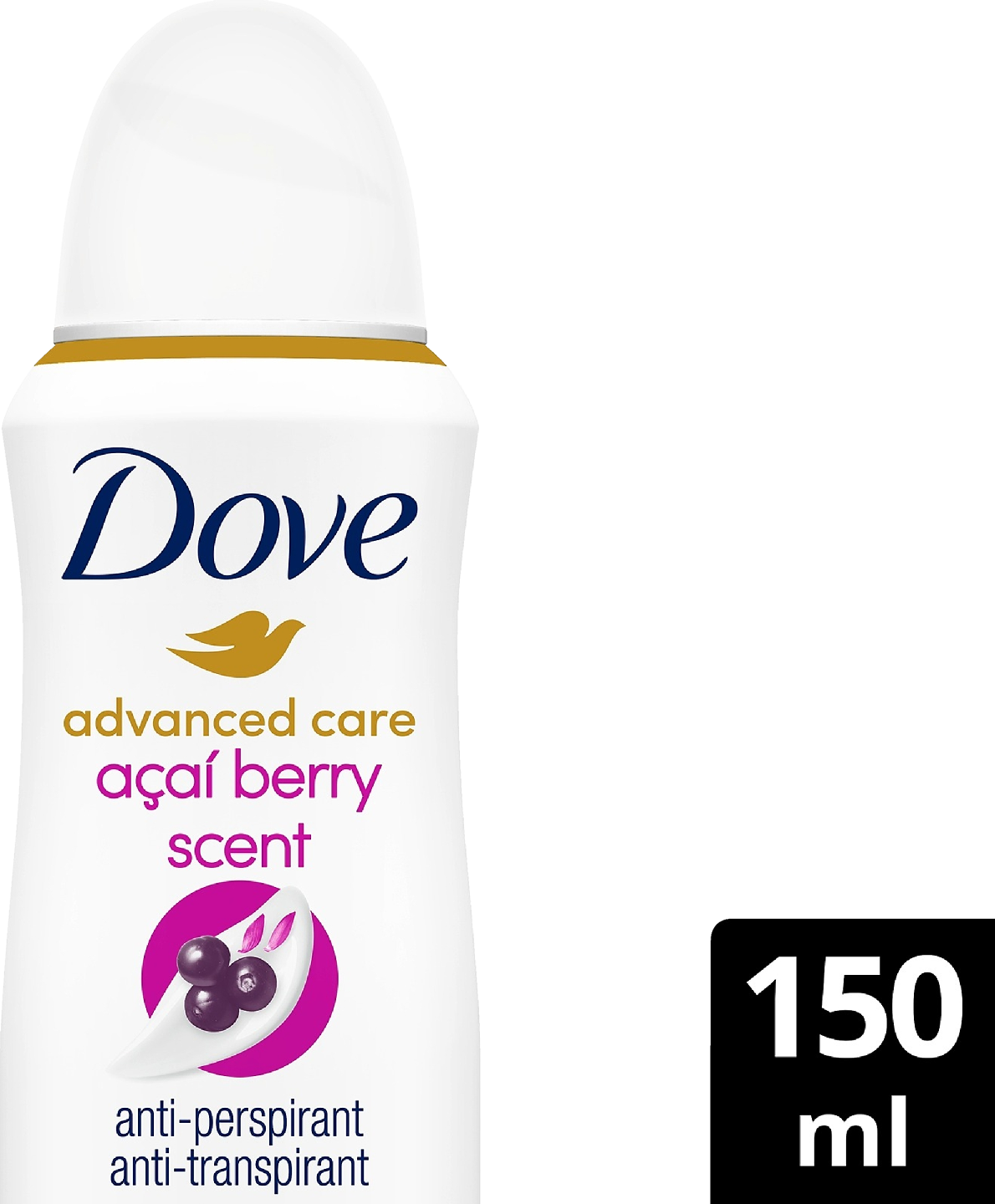 Dove Deodorante Go Fresh Acai Berry & Waterlily Scent Spray 150 Ml - Idea  Bellezza