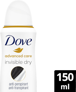 Dove 72h Advanced Care Invisible Dry Antiperspirantti Deo Spray 150ml