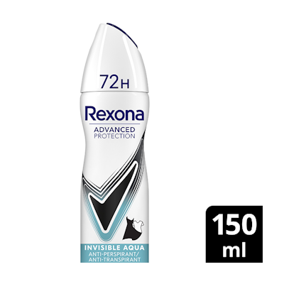 Rexona Advanced Protection antiperspirantti Deo Spray 150 ml Invisible Aqua