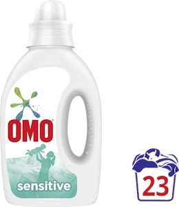 Omo pyykinpesuneste 920ml hajusteeton Sensitive