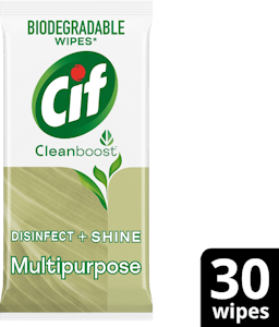 Cif yleispuhdistusliina 30kpl Disinfect + Shine